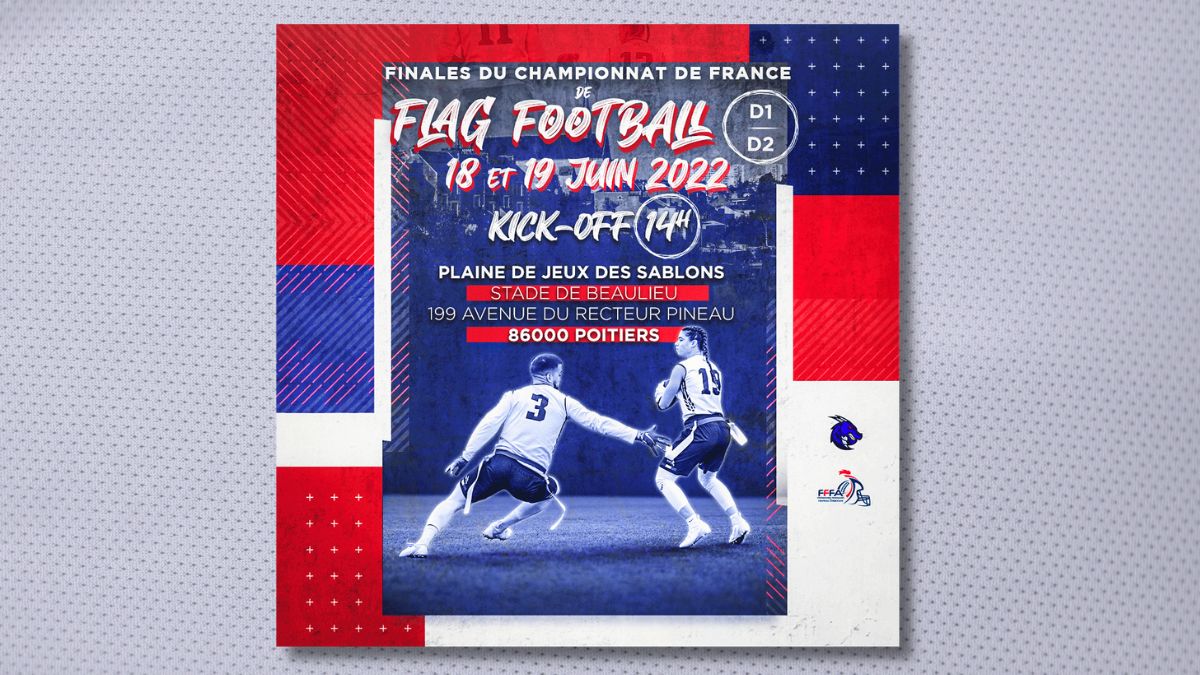 FINALES D1 ET D2 DU CHAMPIONNAT DE FRANCE DE FLAG FOOTBALL