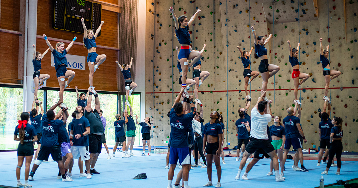 LA TEAM FRANCE POUR LES CHAMPIONNATS DU MONDE DE CHEERLEADING DÉVOILÉE