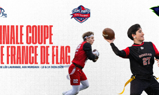 LES FINALES DE LA COUPE DE FRANCE DE FLAG FOOTBALL AUX MUREAUX LES 13 ET 14 JUIN 2026