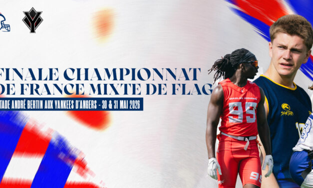 CHAMPIONNAT DE FRANCE DE FLAG : LES FINALES NATIONALES D1 ET D2 LES 30 ET 31 MAI À ANGERS !